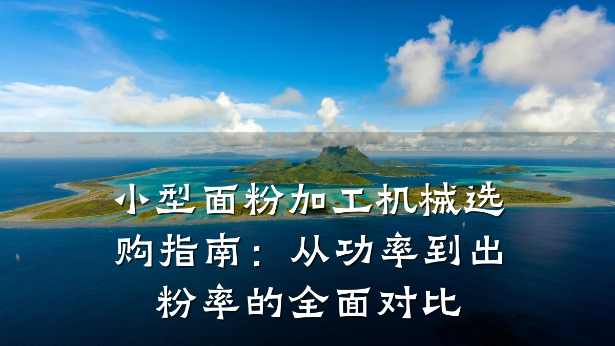 小型面粉加工机械选购指南:从功率到出粉率的全面对比