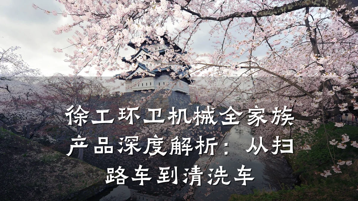 徐工环卫机械全家族产品深度解析:从扫路车到清洗车
