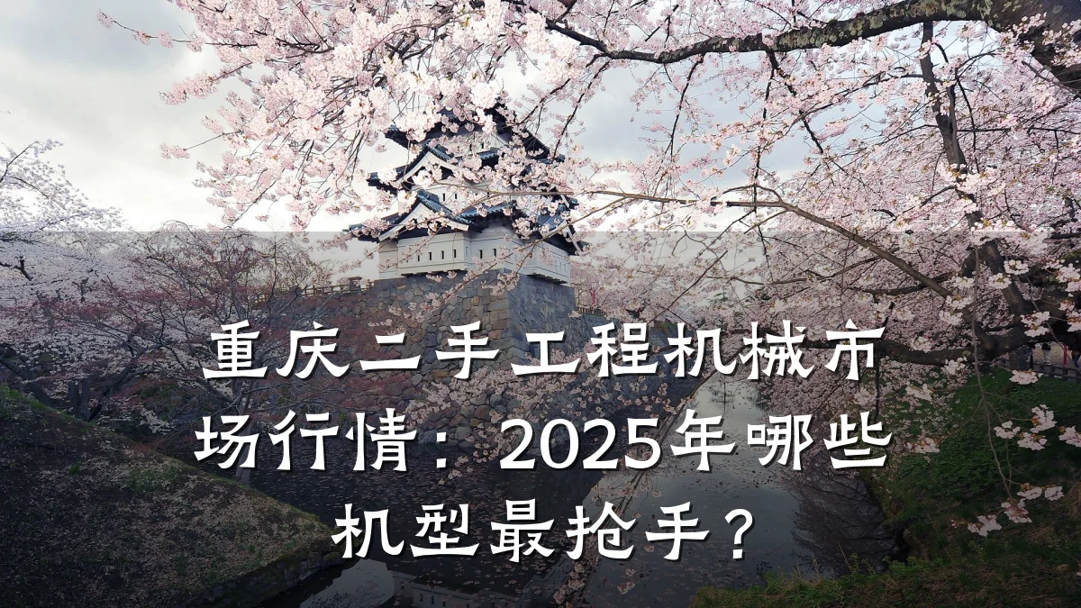 重庆二手工程机械市场行情:2025年哪些机型最抢手?