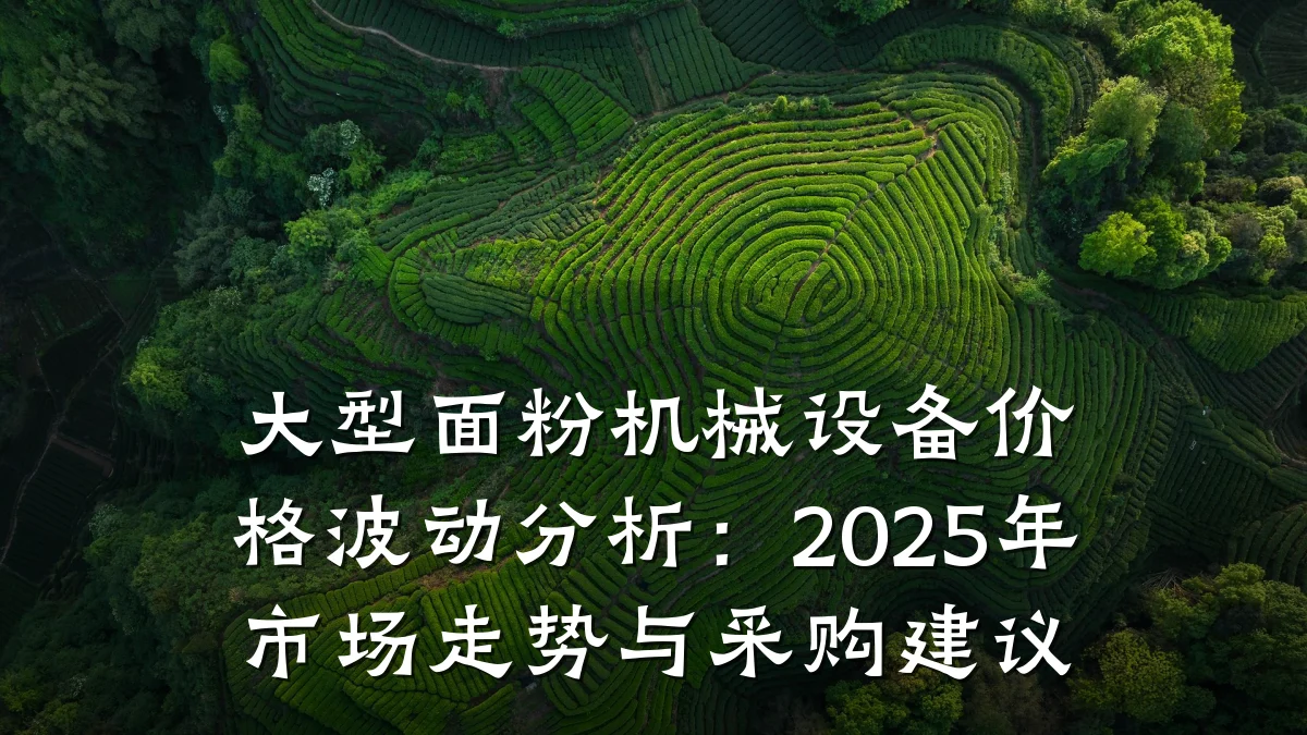大型面粉机械设备价格波动分析:2025年市场走势与采购建议