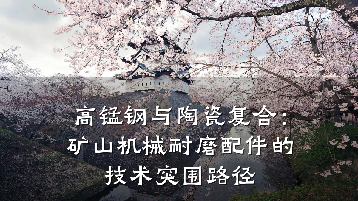 高锰钢与陶瓷复合:矿山机械耐磨配件的技术突围路径