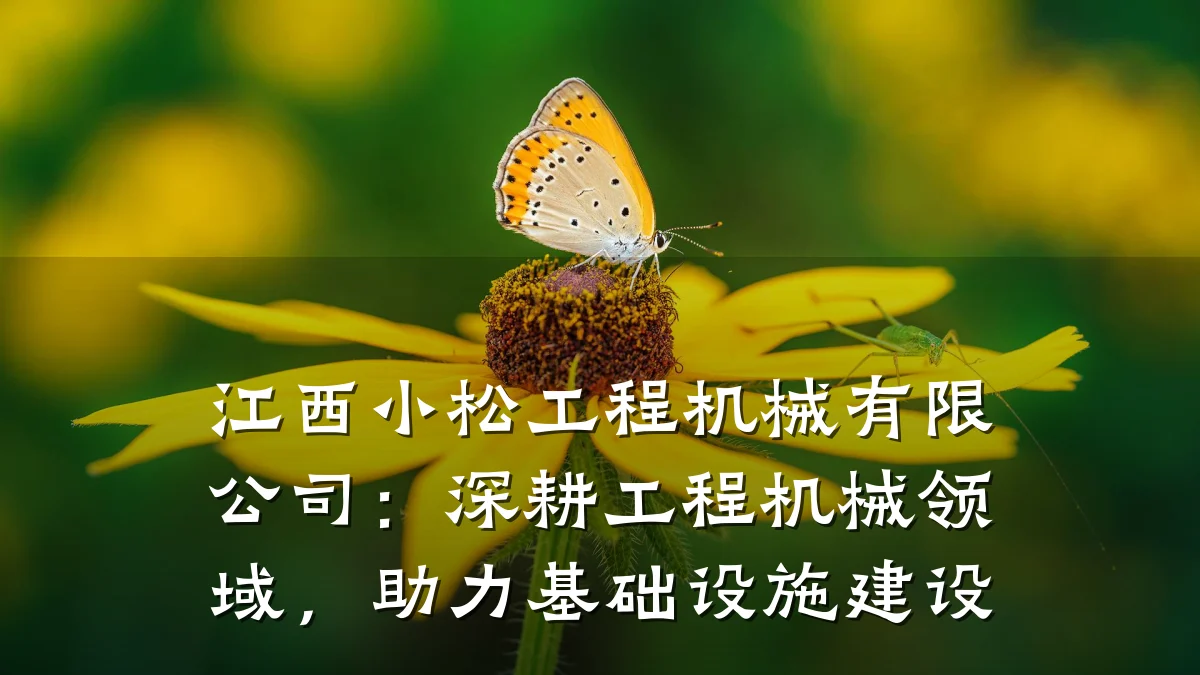 江西小松工程机械有限公司:深耕工程机械领域,助力基础设施建设