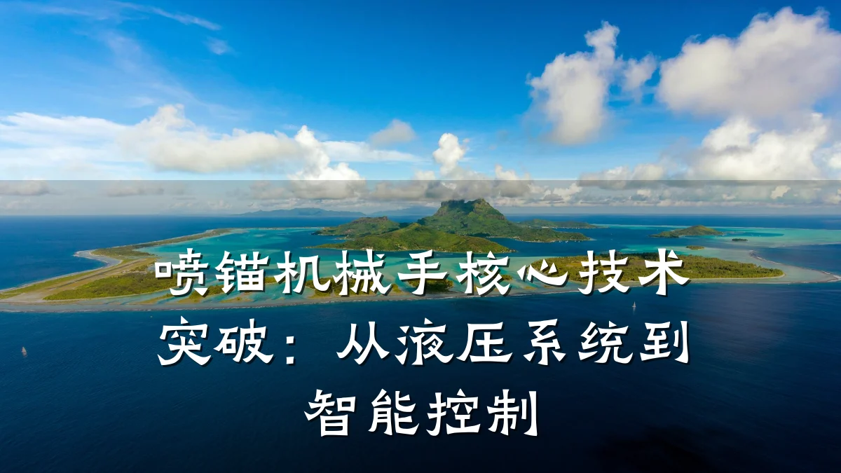 喷锚机械手核心技术突破:从液压系统到智能控制