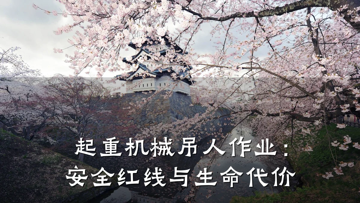 起重机械吊人作业:安全红线与生命代价