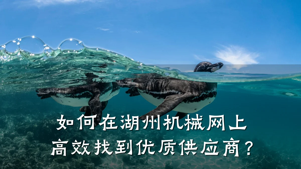 如何在湖州机械网上高效找到优质供应商?