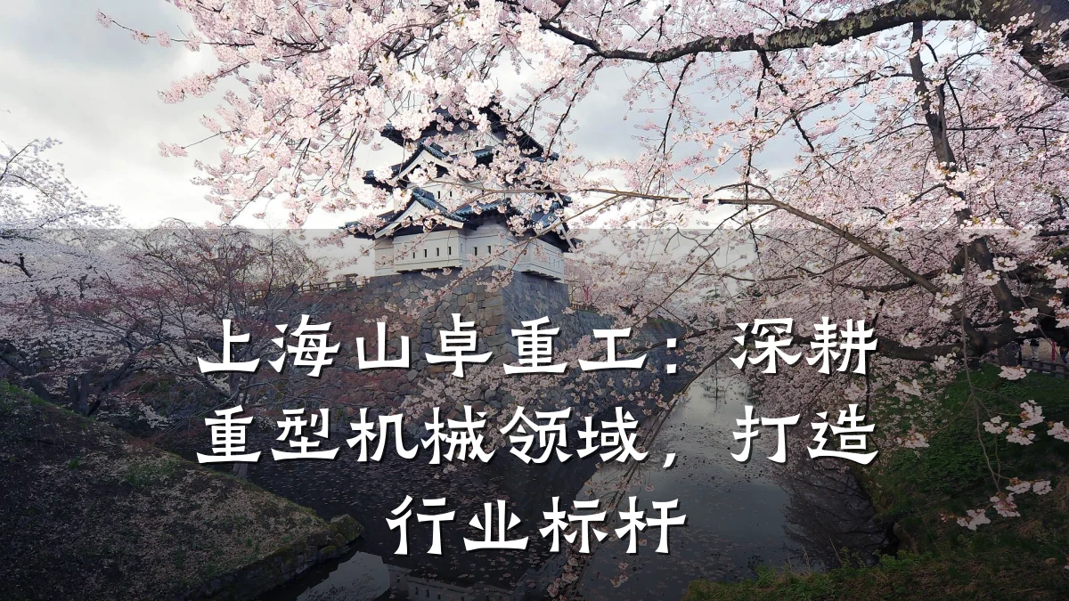 上海山卓重工:深耕重型机械领域,打造行业标杆