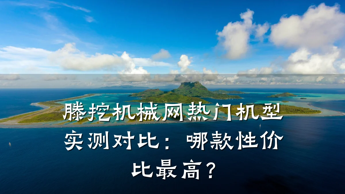 滕挖机械网热门机型实测对比:哪款性价比最高?