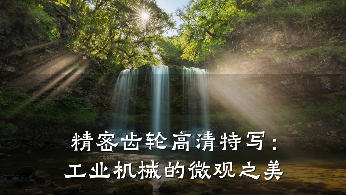 精密齿轮高清特写：工业机械的微观之美