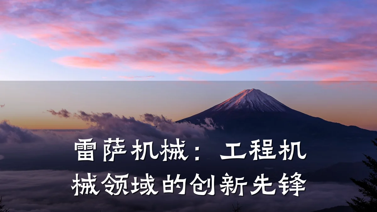 雷萨机械：工程机械领域的创新先锋