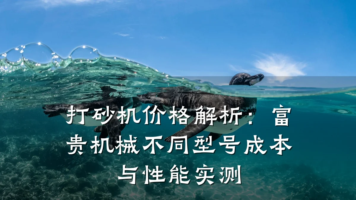 打砂机价格解析：富贵机械不同型号成本与性能实测