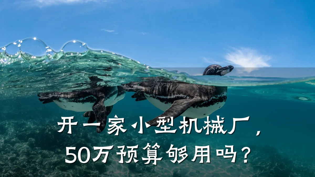 开一家小型机械厂，50万预算够用吗？
