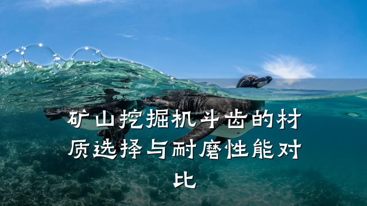 矿山挖掘机斗齿的材质选择与耐磨性能对比