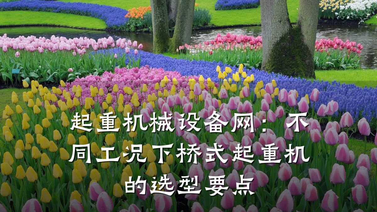 起重机械设备网:不同工况下桥式起重机的选型要点