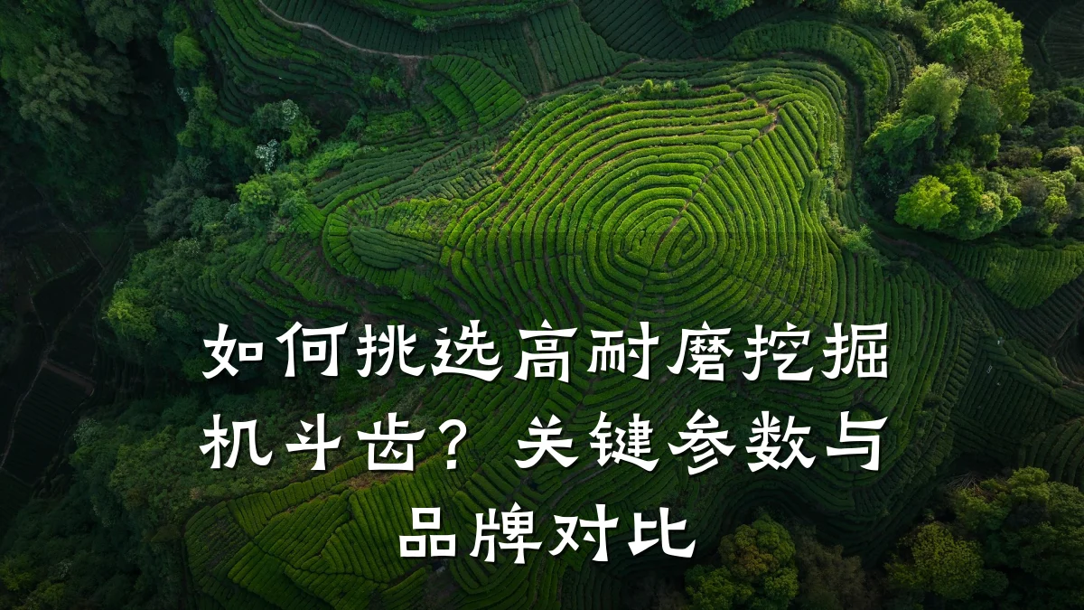 如何挑选高耐磨挖掘机斗齿？关键参数与品牌对比