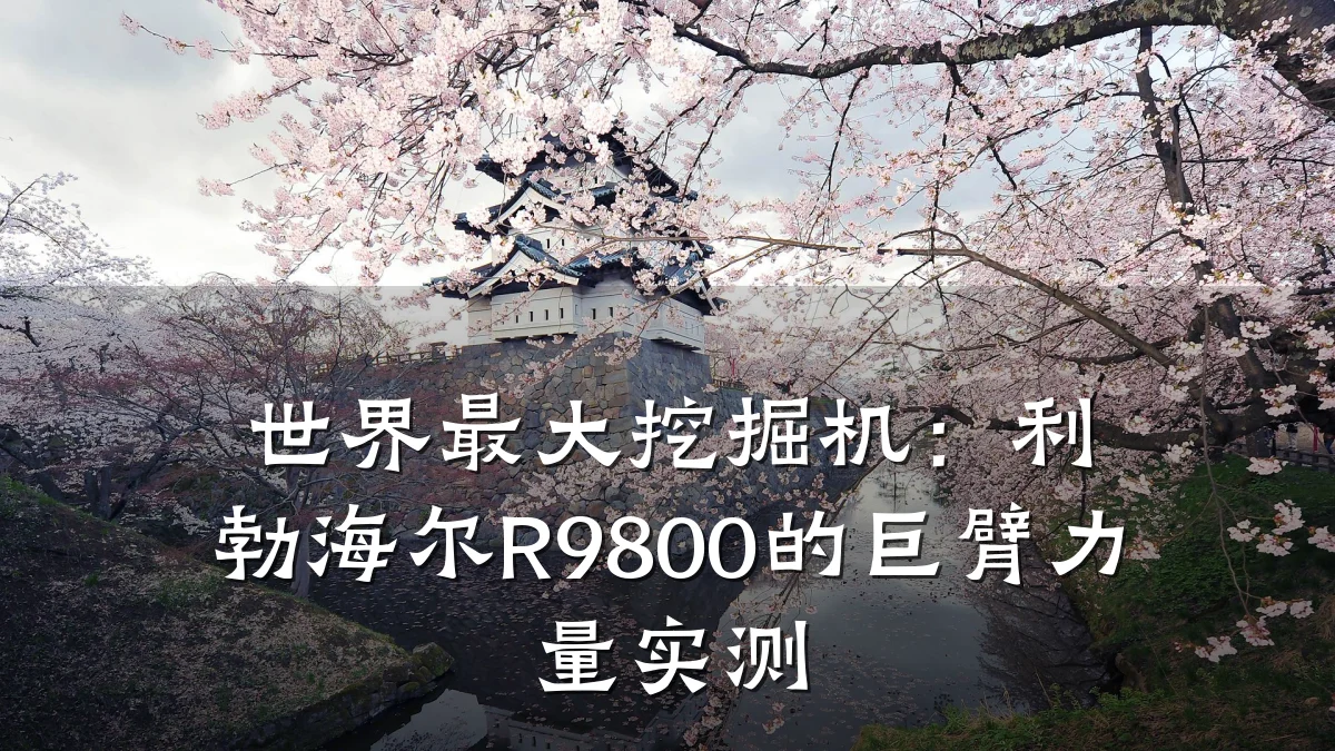 世界最大挖掘机:利勃海尔R9800的巨臂力量实测