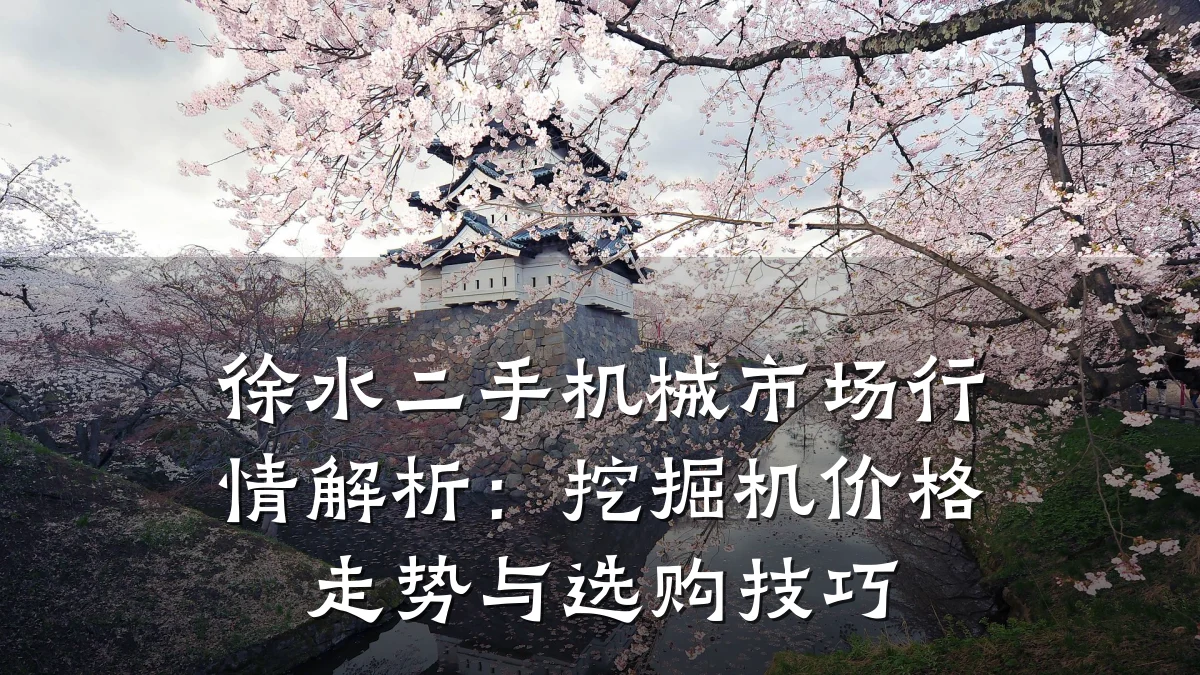 徐水二手机械市场行情解析:挖掘机价格走势与选购技巧