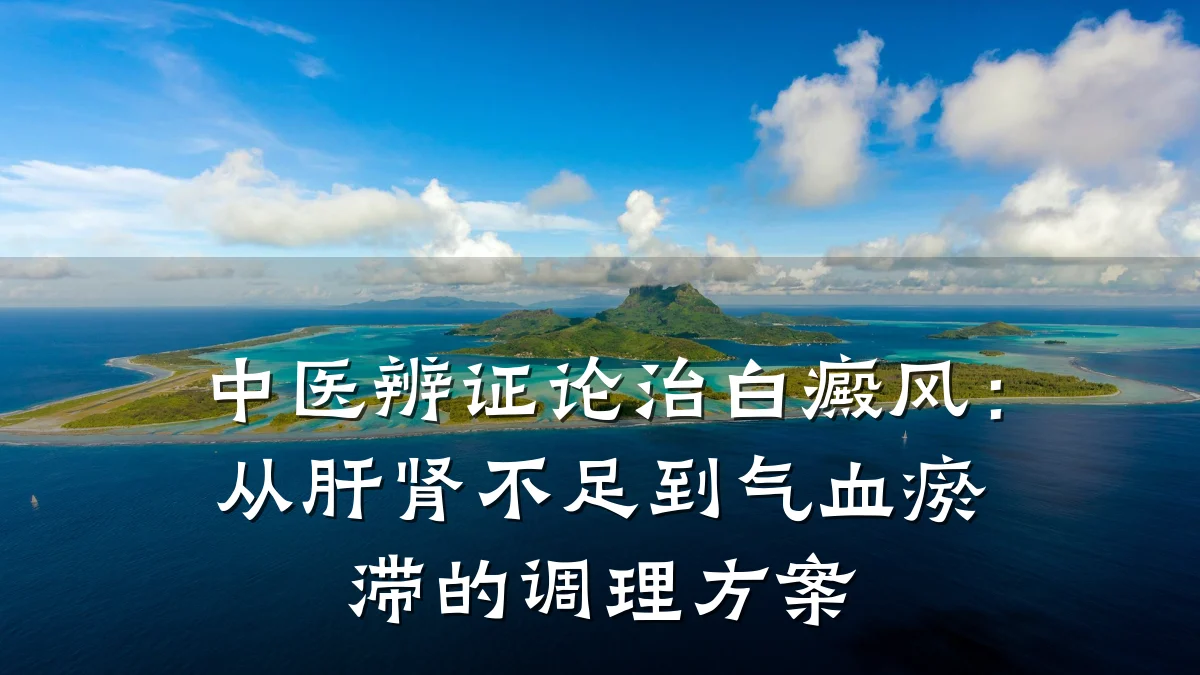 中医辨证论治白癜风:从肝肾不足到气血瘀滞的调理方案