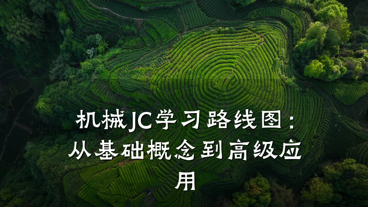 机械JC学习路线图：从基础概念到高级应用
