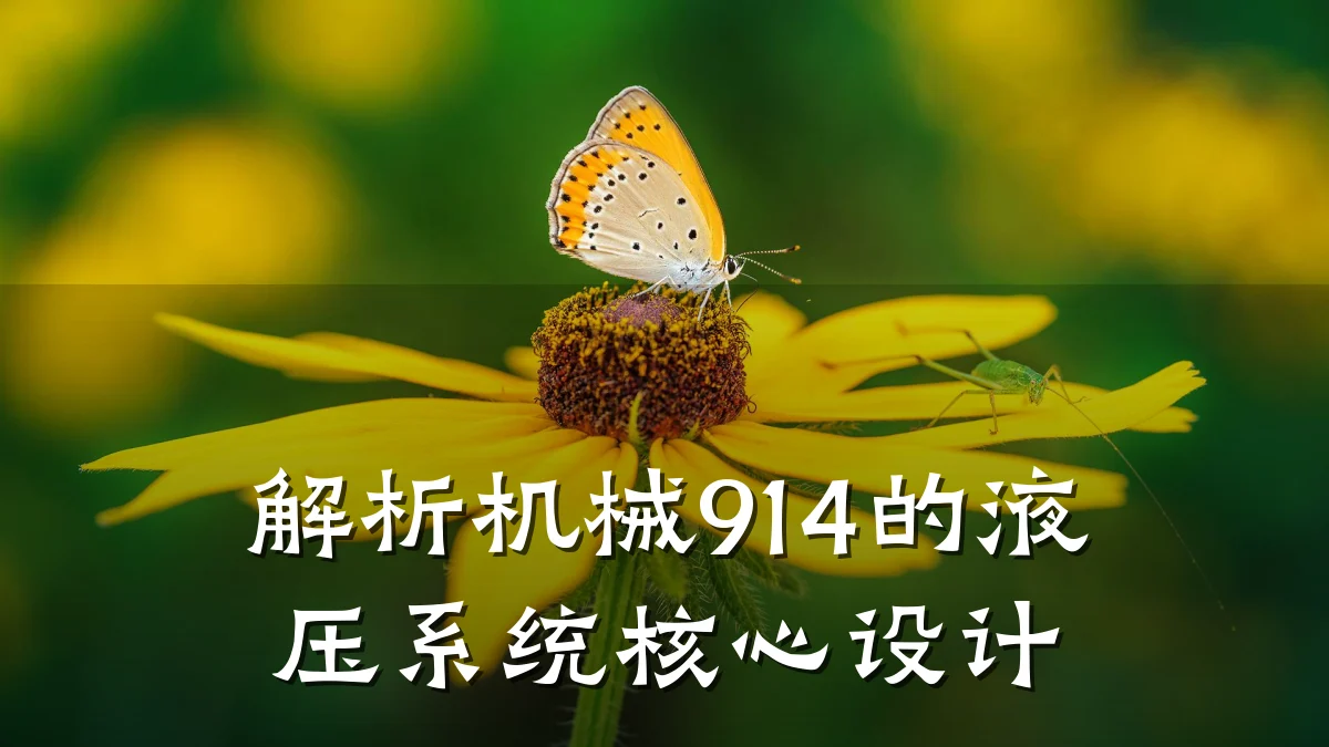 解析机械914的液压系统核心设计