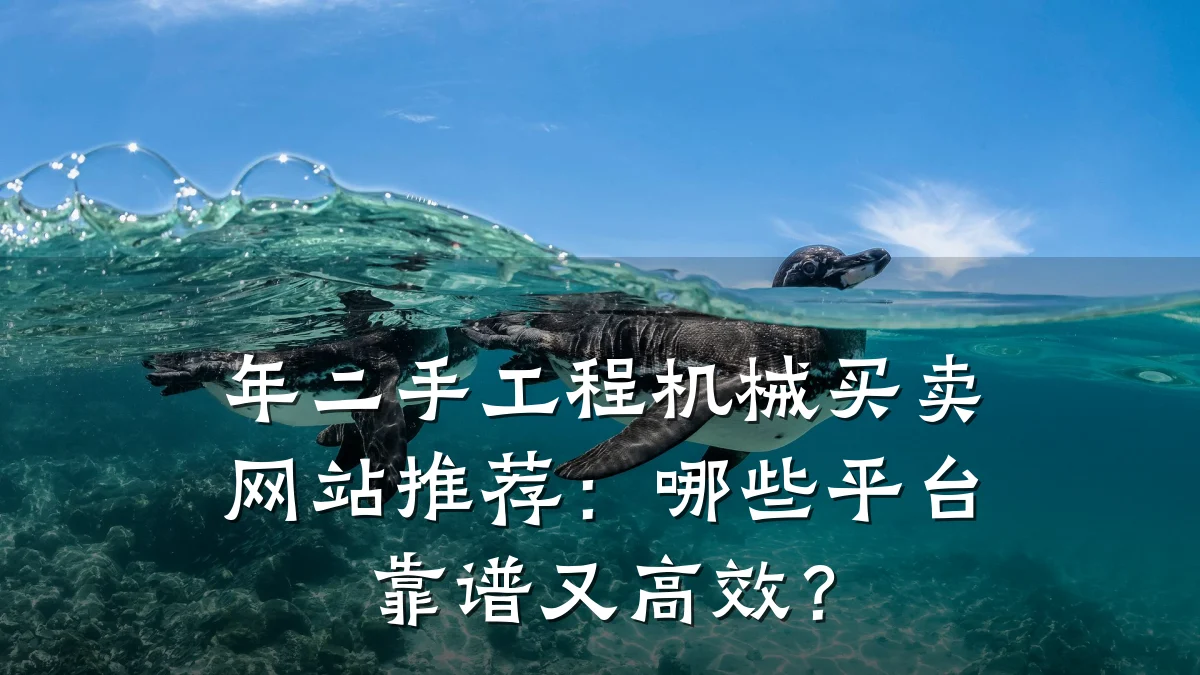 年二手工程机械买卖网站推荐:哪些平台靠谱又高效?