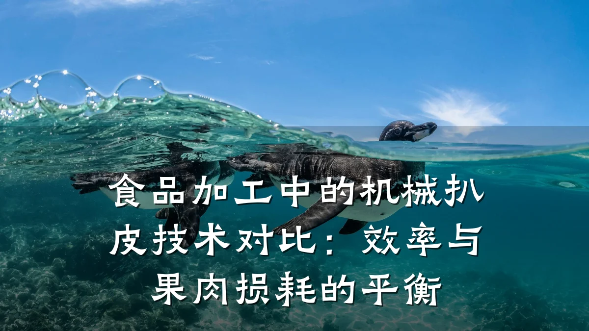 食品加工中的机械扒皮技术对比:效率与果肉损耗的平衡