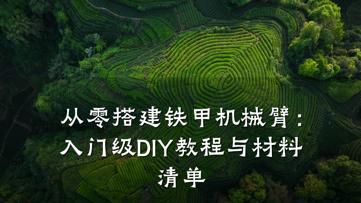 从零搭建铁甲机械臂:入门级DIY教程与材料清单