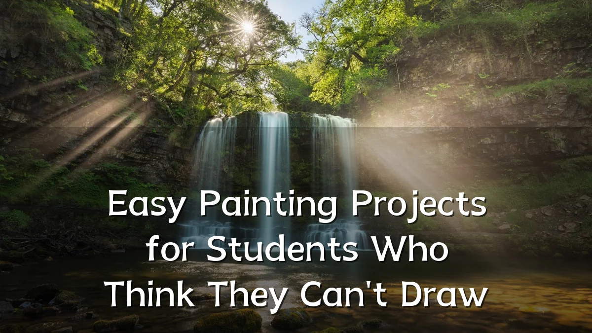Easy Painting Projects for Students Who Think They Can't Draw