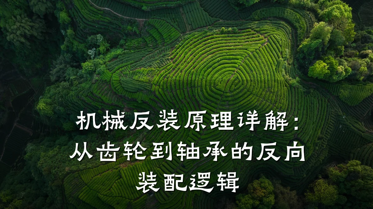 机械反装原理详解:从齿轮到轴承的反向装配逻辑