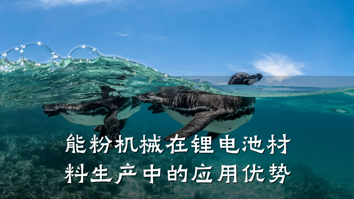 能粉机械在锂电池材料生产中的应用优势
