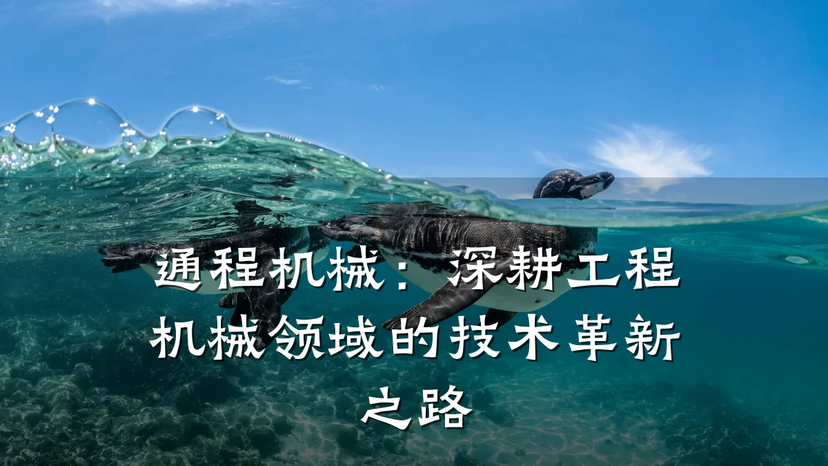 通程机械:深耕工程机械领域的技术革新之路