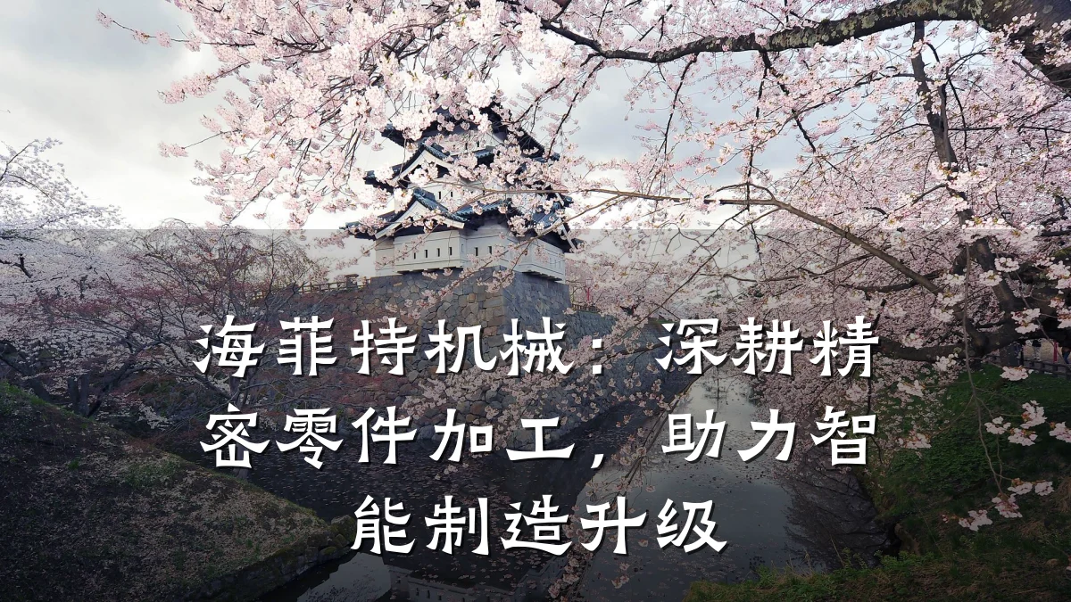 海菲特机械:深耕精密零件加工,助力智能制造升级