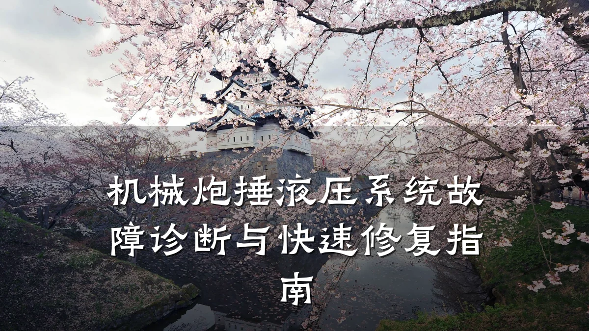 机械炮捶液压系统故障诊断与快速修复指南