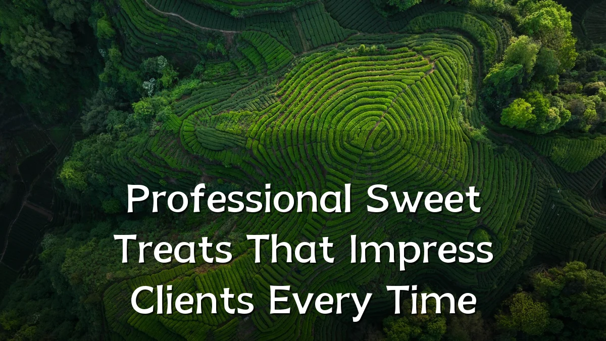 Professional Sweet Treats That Impress Clients Every Time