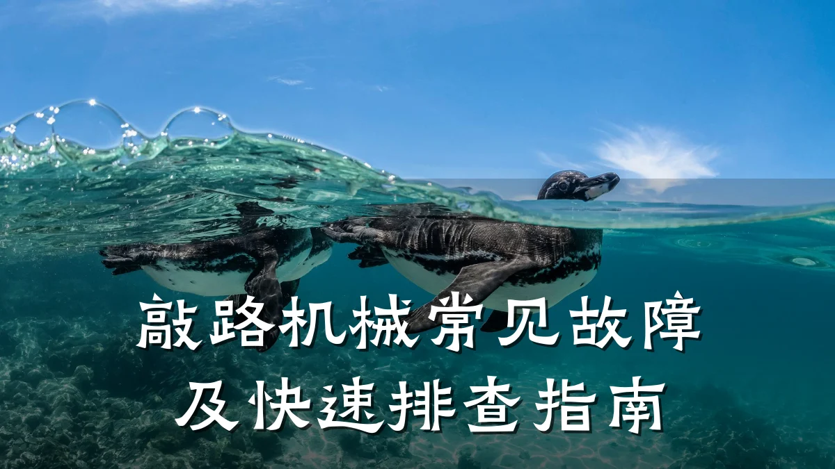 敲路机械常见故障及快速排查指南
