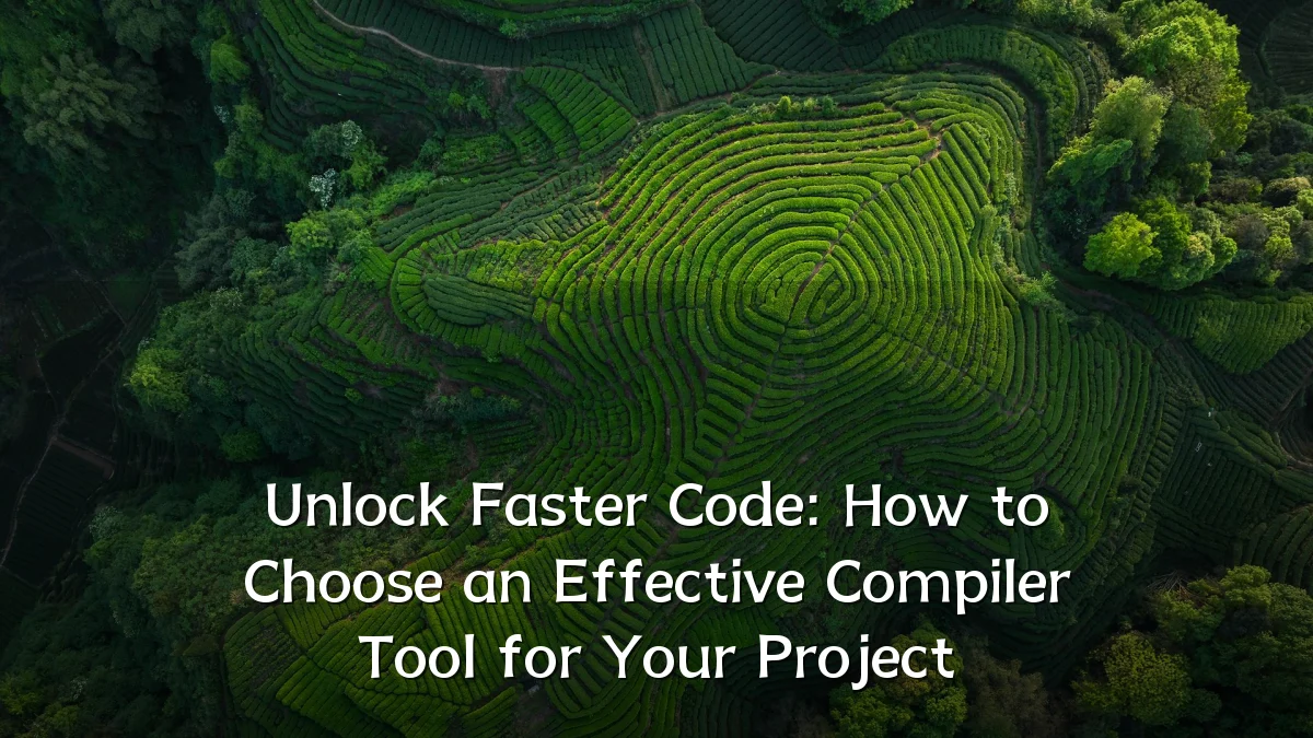 Unlock Faster Code: How to Choose an Effective Compiler Tool for Your Project