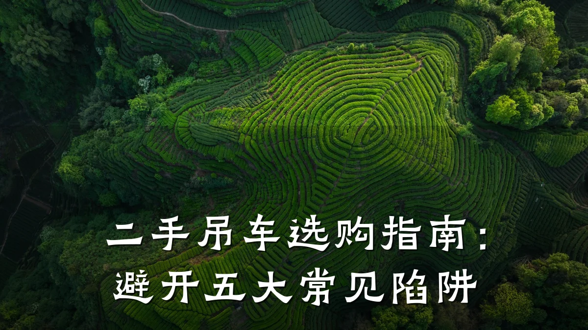 二手吊车选购指南:避开五大常见陷阱