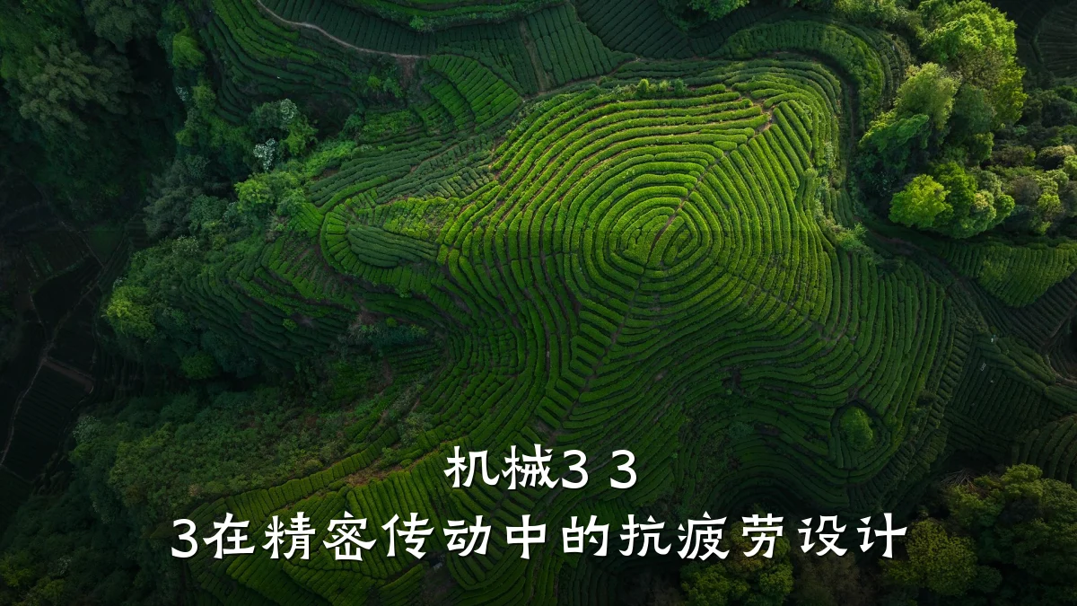 机械3 3 3在精密传动中的抗疲劳设计