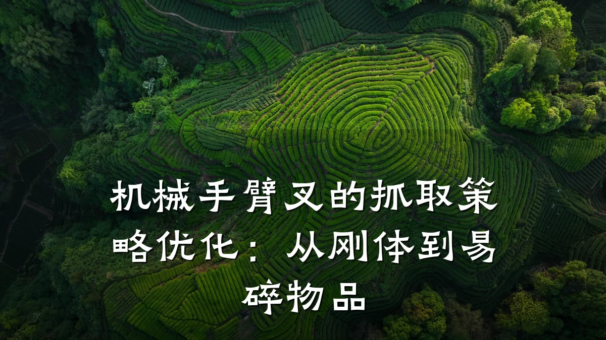 机械手臂叉的抓取策略优化:从刚体到易碎物品