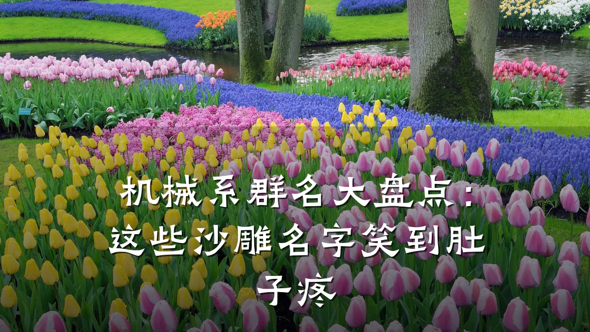 机械系群名大盘点:这些沙雕名字笑到肚子疼
