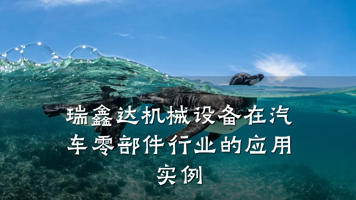 瑞鑫达机械设备在汽车零部件行业的应用实例