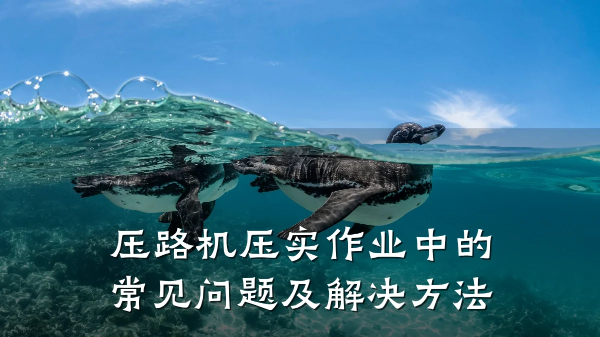 压路机压实作业中的常见问题及解决方法