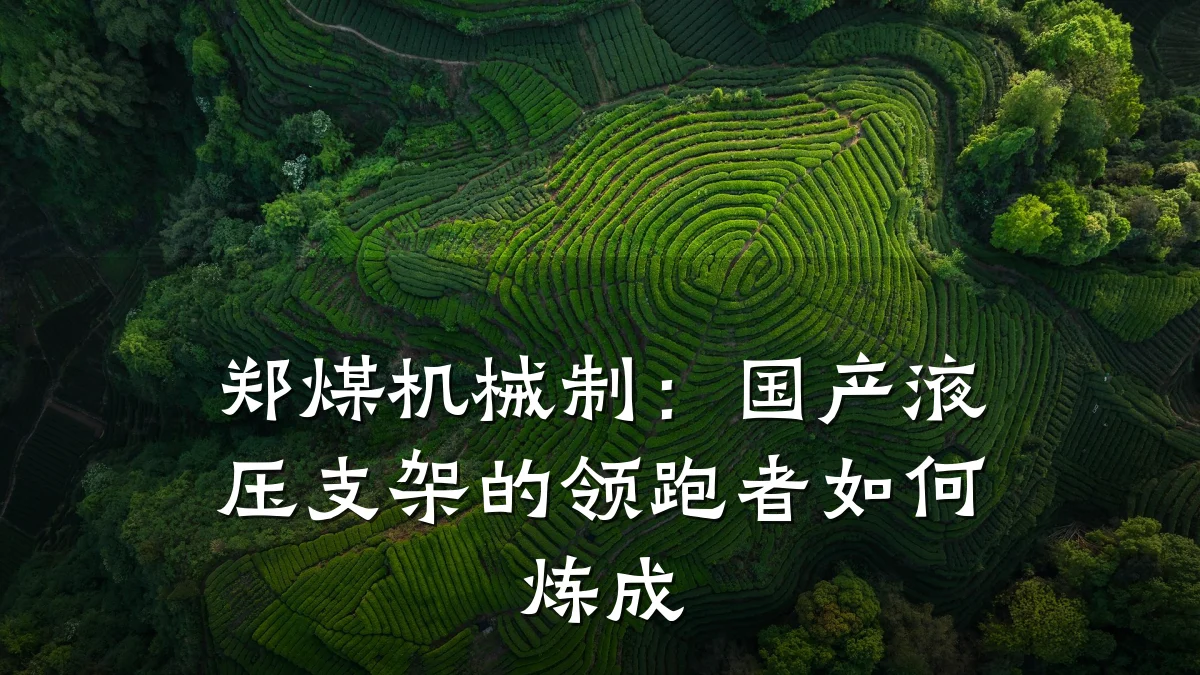 郑煤机械制：国产液压支架的领跑者如何炼成