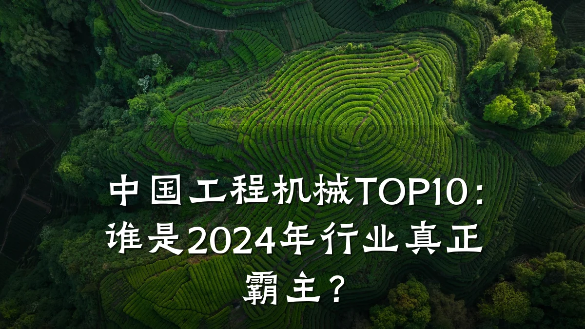 中国工程机械TOP10:谁是2024年行业真正霸主?