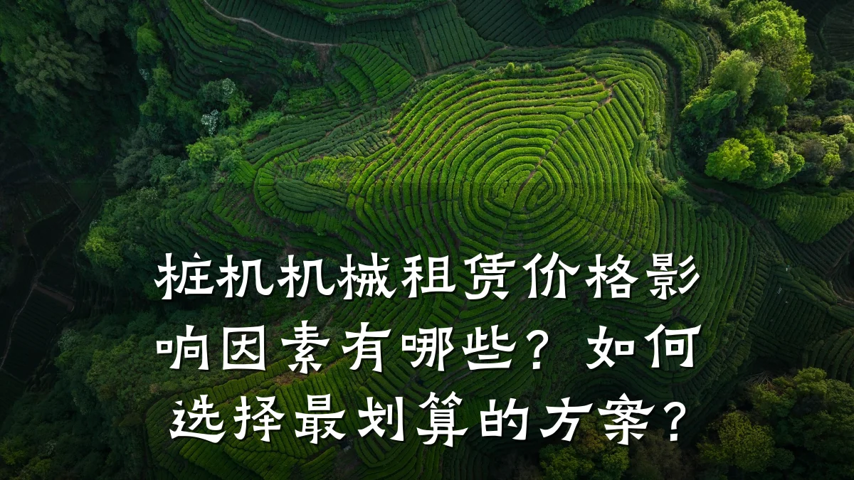 桩机机械租赁价格影响因素有哪些?如何选择最划算的方案?
