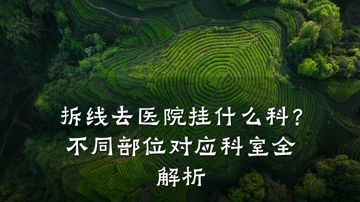 拆线去医院挂什么科?不同部位对应科室全解析