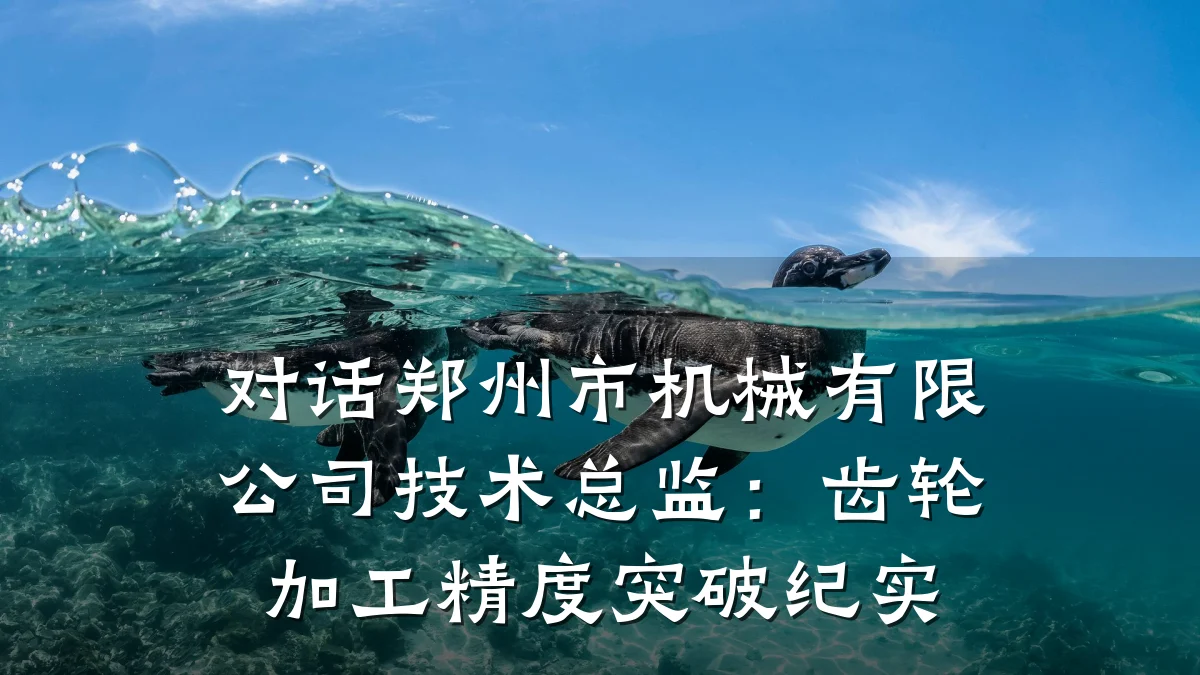对话郑州市机械有限公司技术总监:齿轮加工精度突破纪实