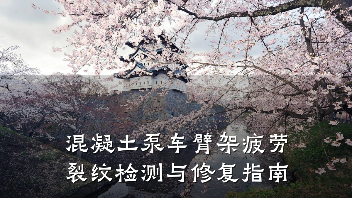 混凝土泵车臂架疲劳裂纹检测与修复指南