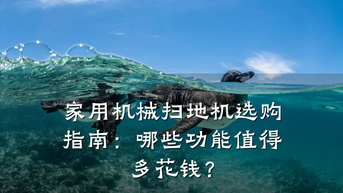 家用机械扫地机选购指南:哪些功能值得多花钱?