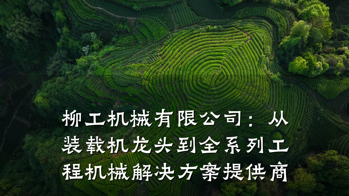 柳工机械有限公司:从装载机龙头到全系列工程机械解决方案提供商