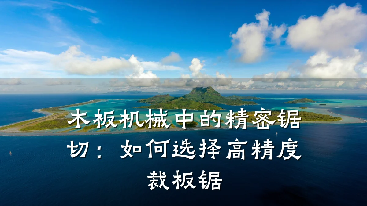 木板机械中的精密锯切:如何选择高精度裁板锯